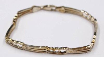 Auktion 352<br>925er Silber-Armband, 9,8gr., L-19cm [1]