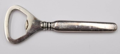 Auktion 352<br>Flaschenöffner, 830er Silbergriff, Dänemark 50er Jahre, L-10,6cm [1]