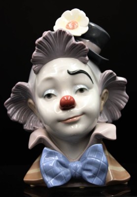 Auktion 352<br>Clown-Büste, Lladro, Spain, Nr. 5610, H-21cm [1]