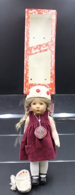 Auktion 360<br>Käthe Kruse-Puppe, älter, orig. Karton, gute Erhaltung, H-37cm [1]