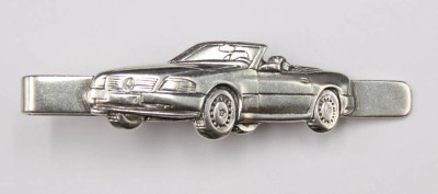 Auktion 352<br>Krawattenklammer, 925er Silber, Autodarstellung, gemarkt, 14,7gr., L-6,2cm [1]