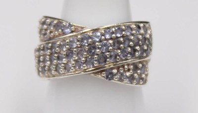 Auktion 352<br>925er Silber-Ring, Tansanite, 9,4gr., RG 60 [1]