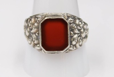Auktion 352<br>835er Silber-Ring, um 1920/30, 7,9gr., RG 65 [1]
