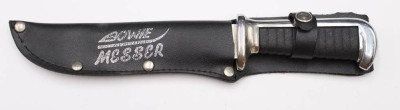 Auktion 352<br>original Bowie-Knife, Lederscheide, L-26cm [1]