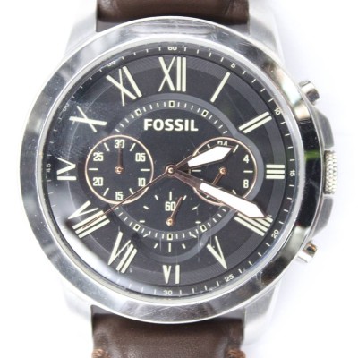 Auktion 371<br>Herren-Armbanduhr, FOSSIL, Quartz-Werk (nicht geprüft), D-4,3cm, Tragespuren [1]