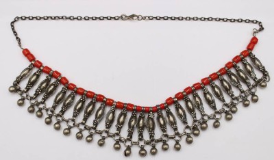 Auktion 360<br>Ethno-Collier, Silber, 57,3gr., L-50cm [1]