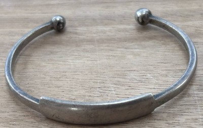 Auktion 353<br>massive Silber-Armspange, geprüft, B-5,5 cm, 12,9 gr. [1]
