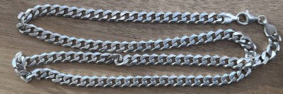 Auktion 353<br>Herren-Halskette Silber-925-, L-60 cm, 49,3 gr. [1]