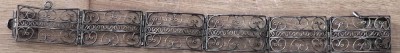 Auktion 353<br>Filigran Silber-Armband 835-, 15,6 gr, L-ca. 18 gr. [1]