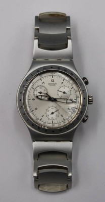 Auktion 353<br>Herren-Armbanduhr, Swatch Ironie, Werk läuft, D-4cm [1]