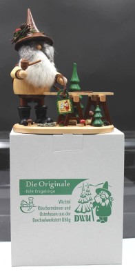 Auktion 353<br>Räuchermännchen, Bergzimmermann, DW-Uhlig, ca. H-26cm B-20cm [1]
