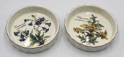 Auktion 354<br>2x kl. Schalen, Villeroy & Boch, Botanica, je H-3cm, D-12cm [1]