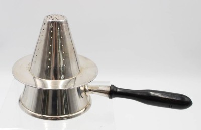 Auktion 374<br>gr. Filter, Aarti E.P.N.S., Holzstiel, H-13cm [1]
