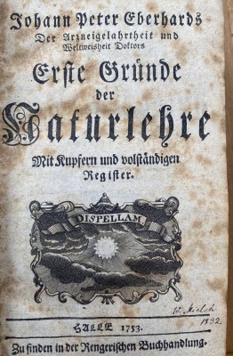 Auktion 369<br>Eberhard, Johann Peter: 