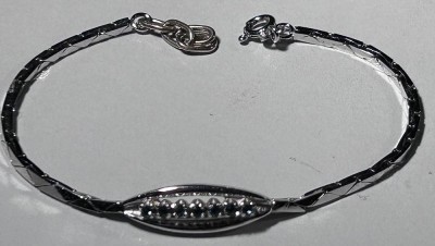 Auktion 354<br>Silber Armband-835- mit 7 blauen Steinen, L-20 cm8,2 gr. [1]