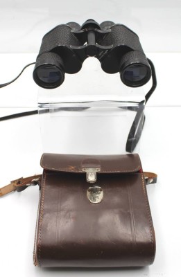 Auktion 359<br>Fernglas, Köhler, Silvasept 7x 35, Optik klar, Tasche mit Läsuren [1]