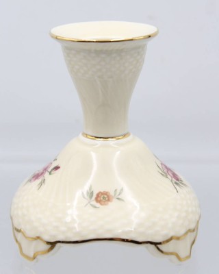 Auktion 355<br>Leuchter, Royal Copenhagen, Blumenbemalung, H-10cm [1]