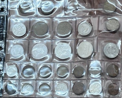 Auktion 355<br>Fächerseite mit 27 Kleinmünzen, Portugal und alle Welt [1]