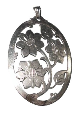 Auktion 356<br>Silber-800- Anhänger, 4x3 cm, 8,3 gr. [1]