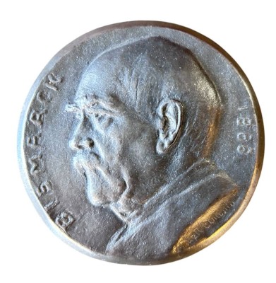 Auktion 356<br>Bismarck Plakette, Bronze. signiert dell'a  Antonia [1]