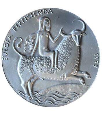 Auktion 356<br>runde Buderus Eisenplakette, D-12,9 cm, gegossen 1974 [1]