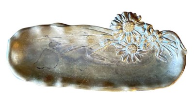 Auktion 368<br>Jugendstil-Bronzeschale, 22x10 cm [1]