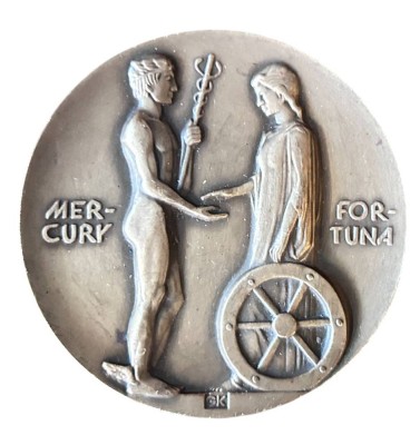 Auktion 356<br>runde Bronze-Medaille 