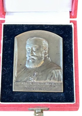 Auktion 368<br>Bronze-Plakette 