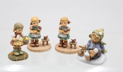 Auktion 356<br>4x kl. Berta Hummel-Figuren, Goebel, ca. H-8cm [1]