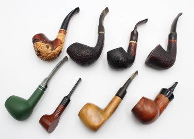 Auktion 356<br>8x div. Pfeifen, älter, alle gemarkt, Gebrauchsspuren [1]