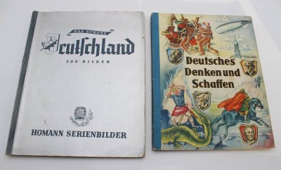 Auktion 356<br>2x div. Sammelalben, Das schöne Deutschland und Deutsches Denken und Schaffen, je komplett [1]