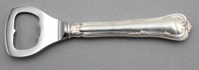 Auktion 356<br>Flaschenöffner, Silbergriff, Dänemark 1958, L-12,8cm,, [1]