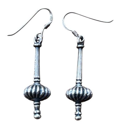 Auktion 356<br>Paar Ohrhänger-925-, L-ca. 5 cm, 9,9 gr [1]