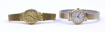 Auktion 356<br>2 Damen Armbanduhren TISSOT und CITIZEN, Quartzwerke, Funktionen nicht überprüft, D. 23mm, Tragespuren [1]