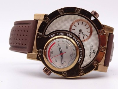 Auktion 356<br>Herren Armbanduhr Oskar Emil, D.45,7mm, Quartzwerk [1]