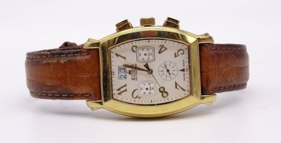 Auktion 356<br>Armbanduhr Eden, Quartzwerk, Gehäuse 35x38mm, 2 Zeiger fehlen, Quartzwerk, Funktion nicht überprüft., Tragespuren [1]