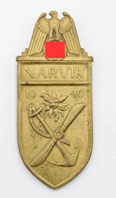 Ärmelschild, Narvik 1940, wohl original [1]