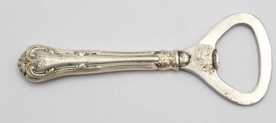 Auktion 357<br>Flaschenöffner, 830er Silber-Griff, älter, L-10cm [1]