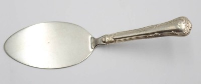 Auktion 357<br>Tortenheber, COHR, 830er Silbergriff, L-18,5cm [1]