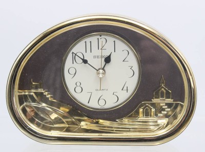 Tischuhr, Seiko, 80er Jahre, H-13,8cm B-19,8cm [1]