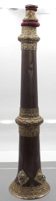 Auktion 357<br>gr. Tempelhorn, Dungchen, Tibet, wohl älter, 1x Druckstelle, ausziebar,  ca. L-72 > 159cm [1]