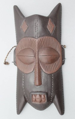 Auktion 357<br>Wandmaske, Madagaskar, Holz, 38 x 17cm [1]