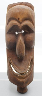 Auktion 362<br>Holz-Maske, Rep. Vanuatu, 33 x 12cm [1]