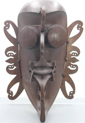 Auktion 362<br>gr. Wandmaske, Irian Jaya Indonesien, Holz, 47 x 30cm [1]