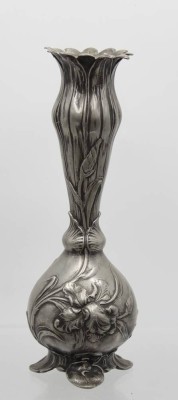 Auktion 357<br>Vase, Jugendstil, WMF, Messingeinsatz, ca. H-26cm [1]