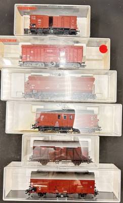 Auktion 357<br>6x div. Güterwagen 