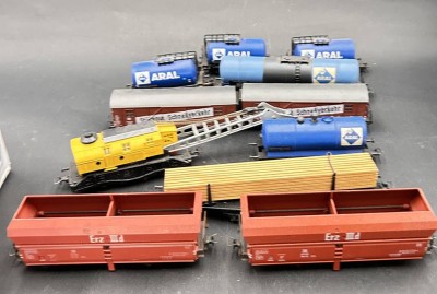 Auktion 357<br>11x  div. H0 Güterwagen etc., hpts. Fleischmann/Märklin [1]