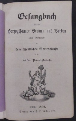 Auktion 369<br>Gesangsbuch der Herzogsthümer Bremen und Verden