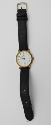 Auktion 358<br>Damenarmbanduhr, Maurice Lacroix, Quartz, Werk nicht geprüft, Lederband, Tragespuren, D-2,6cm [1]