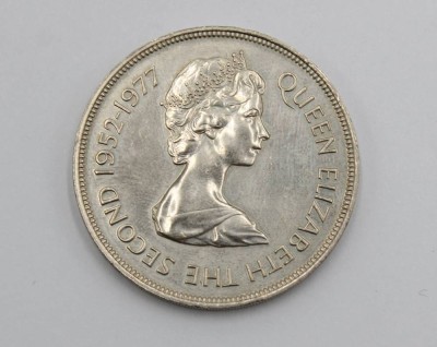 Auktion 358<br>Münze, 25 Pence Gibraltar, 1977, D-4cm [1]